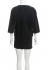 Abito in pelle nero con frange